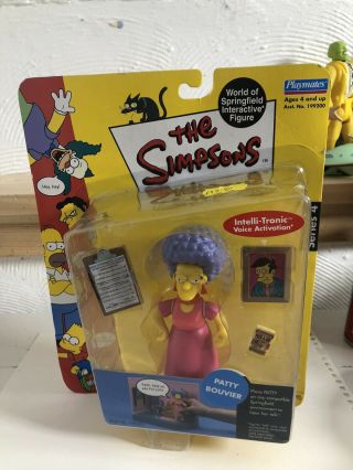 The Simpsons World Of Springfield Patty Bouvier Interactive Figure Series 4