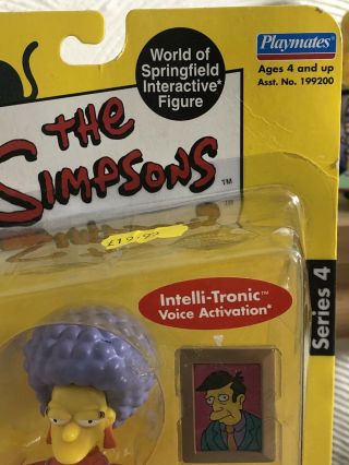 The Simpsons World of Springfield Patty Bouvier Interactive Figure Series 4 2