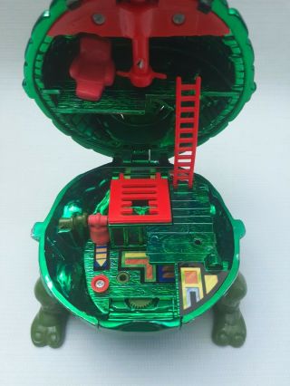 Rare Vintage Tmnt Metalized Leonardo Mini Mutant Playset Ninja Turtles Micro