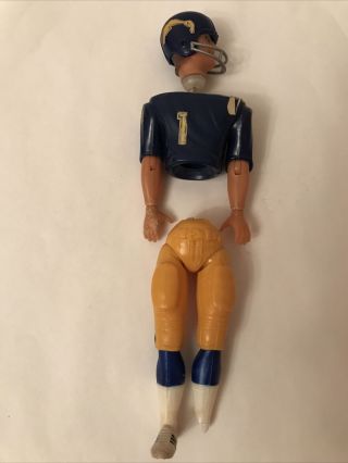 Vintage 1977 Nfl Action Team Mate San Diego Chargers Football Figure