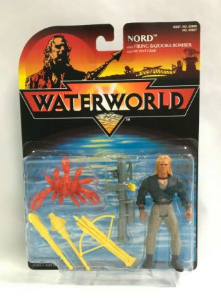1995 Waterworld Nord Firing Bazooka Mariner Action Figure