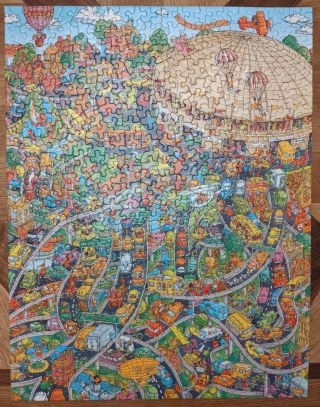 Robert Blair Martin Art - Dome Sunday - Vintage Springbok Puzzle 500 Piece