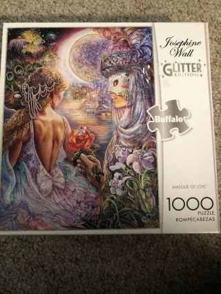 Buffalo Games Josephine Wall Glitter ‘mask Of Love’ 1000 Piece Jigsaw Puzzle