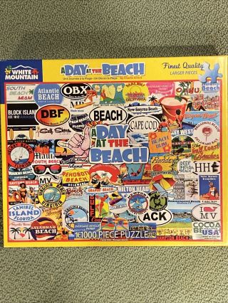 White Mountain: “Baby Boomers” & “A Day At The Beach” 1000 PC Jigsaw Puzzles 2
