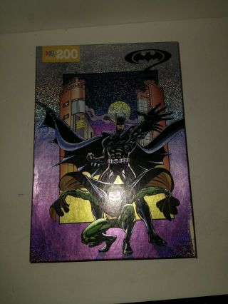 Vintage 1995 Batman Forever & Robin Mb Milton Bradley Jigsaw Puzzle Dc Comics