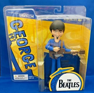 George Beatles Animated Cartoon Series Figure Mcfarlane Toys 2004 Rare