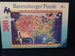Ravensburger Evolution Of The American Flag Puzzle Jigsaw 300 19” X 14” Complete