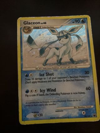 Glaceon 20/100 Majestic Dawn Holo Rare Pokemon Card Mp