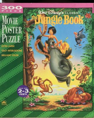 Walt Disney The Jungle Book 300 Piece Movie Poster Puzzle