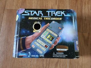 Vintage Star Trek Starfleet Medical Tricorder Playmates 1997 Open Box