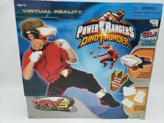 Power Rangers Dino Thunder Virtual Reality ⭐ VRW3 Headset & Gloves 3