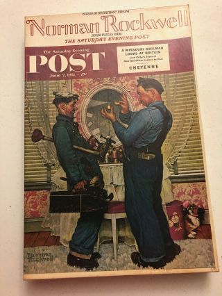 Norman Rockwell The Post Jigsaw Puzzle The Saturday Evening Post