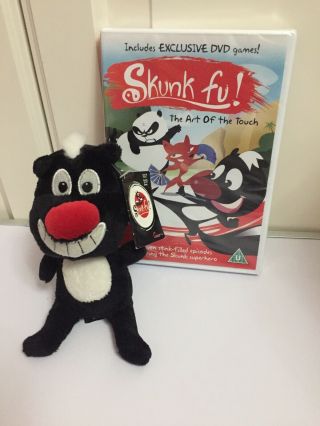 With Tag Soft Toy Skunk Fu Dvd The Art Of The Touch &