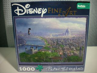 (1) 1000 Piece Disney Fine Art Jigsaw Puzzle,  By Buffalo Games Mary Poppins
