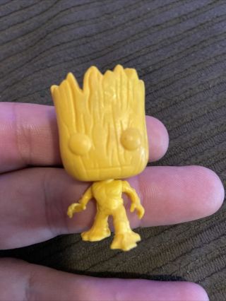 Funko Mini Key Chain Groot Figure Prototype Test Shot No Coo/stamp As Pictured