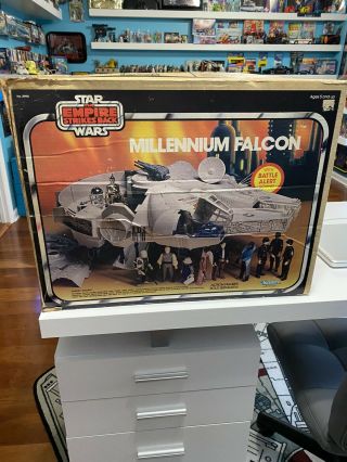 Box & Blueprints 1981 Star Wars Millennium Falcon Return Of The Jedi Kenner