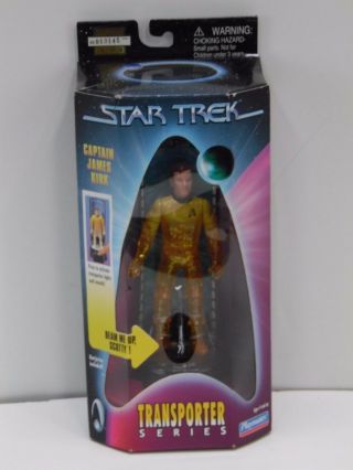 1998 Playmates Star Trek Transporter Series Captain James Kirk