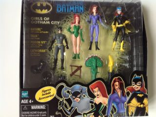 2003 Hasbro Batman Girls Of Gotham Animated Series Action Figure Set - Complete