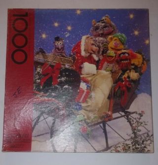 Vintage A Muppet Christmas Party Springbok Jigsaw Puzzle Missing 1 Piece