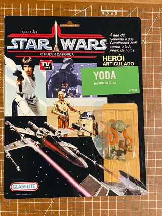 1985 Glasslite Star Wars Yoda Custom Action Figure