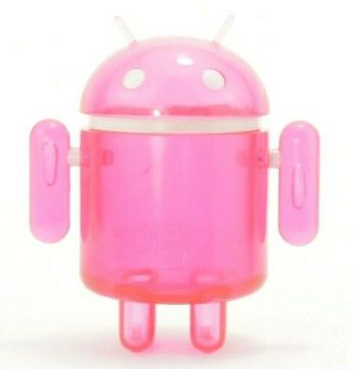Android 3 " Mini Series Rainbow Clear Pink Andrew Bell Google Kidrobot Art