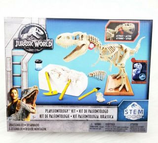 Jurassic World Playleontology Steam Dinosaur Bones T - Rex Toy Activity Kit