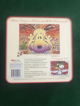 500 Piece Springbok Charles Schulz Peanuts Jigsaw Puzzle COMPLETE 45 Snoopy 3