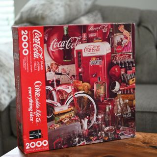 " Coca Cola " { Always Coke} 2000 Piece Jigsaw Puzzle 34x42 Classic