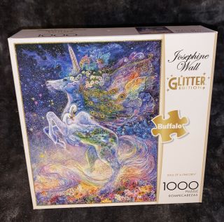 Josephine Wall - Soul Of A Unicorn - Glitter Edition 1000 Piece Jigsaw Puzzle