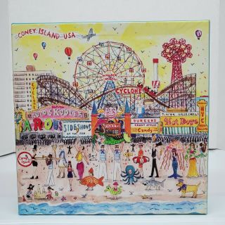 Galison Michael Storrings 500 Pc " Summer At The Amusement Park " Jigsaw Puzzle
