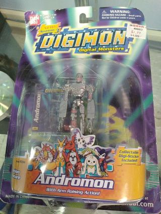 Digimon Digital Monsters Season 3 Andromon With Arm Raising Digi - Warriors
