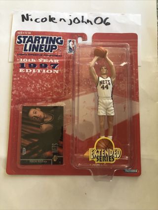 Starting Lineup 1997 Nba Extended Keith Van Horn Rookie Jersey Nets
