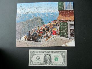 KINGSBRIDGE Hand cut Wood Jigsaw Puzzle Vintage 150 pc Complete Swiss Alps J 3