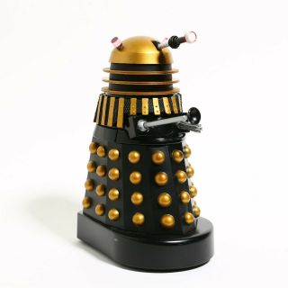 Supreme Dalek - 5 " Doctor Who Figure Planet Of The 3rd Dr Collectors Set 1 Gold