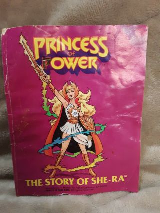 Vintage She - Ra Princess Of Power Mini Comic Book 1984 The Story Of She - Ra Rare