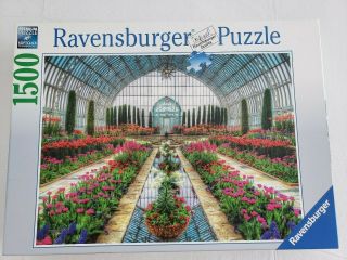 Ravensburger Puzzle 1500 Piece Sunken Garden At Marjorie Mcneely Conservatory
