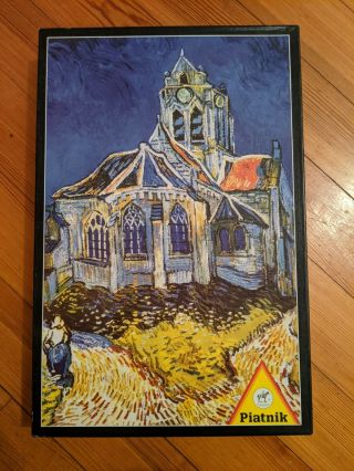 Piatnik Vincent Van Gogh The Church At Auvers 1000 Piece Puzzle