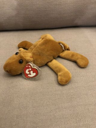 Ty Beanie Baby Humphrey the Camel 3rd 1st Retired Rare PVC Not Authenticated 3