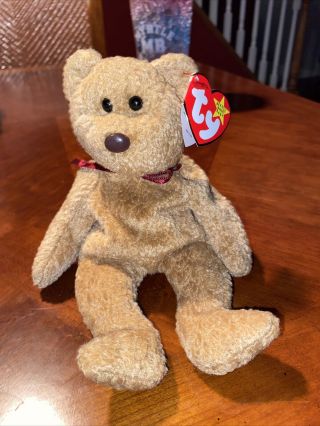 Ty Beanie Baby Curly With Multiple Errors Rare 1993/1996 Retired Pvc