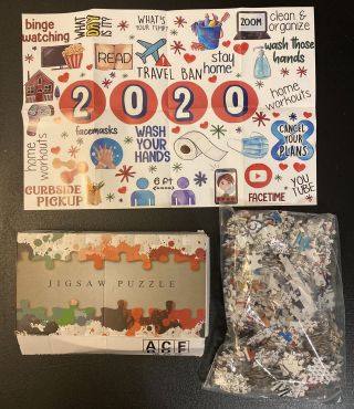 2020 1000 Piece Jigsaw Puzzle 50 X 75 Cm