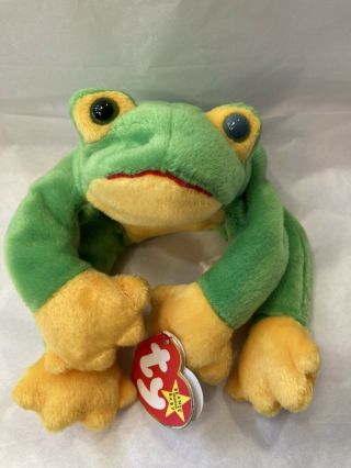 Truly One Of A Kind Rare Ty Beanie Baby Smoochy With A Different Eye,  Tag Err