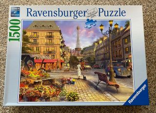 Ravensburger “vintage Paris” 1500 Piece Jigsaw Puzzle Complete