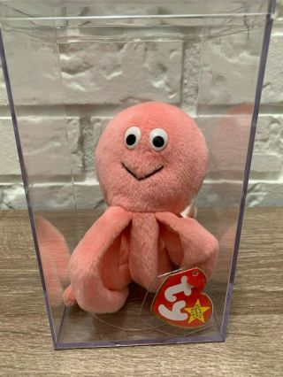 Inky Rare Authentic Ty Beanie Baby With Errors