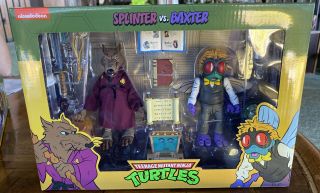 Neca Splinter And Baxter Tmnt 2 Pack Neca Target Exclusive In Hand Last One