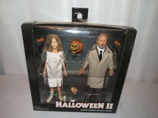 Neca Halloween Ii Laurie Strode And Dr.  Loomis Nip