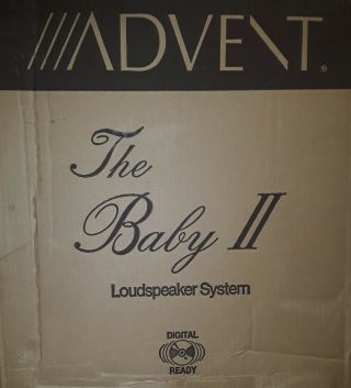 Advent The Baby II Loudspeaker System (RARE &) 5
