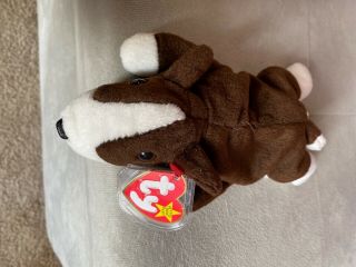 Ty Beanie Baby - Bruno The Terrier Dog (8.  5 Inch) With Tags