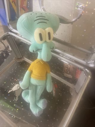 Spongebob Squidward Tentacles Ty Beanie Baby Plush 2004 With Tag Rare Retired