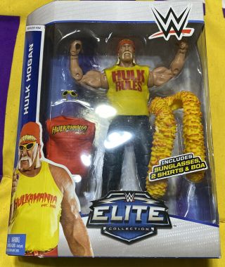 Mattel Wwe Elite 34 Hulk Hogan In Hand