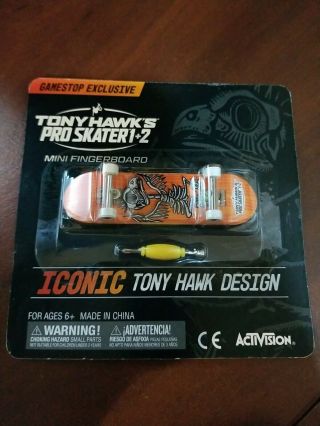 Tony Hawks Pro Skater 1,  2 Tech Deck Fingerboard Gamestop Exclusive